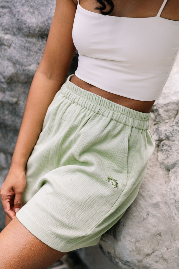 Growth Organic Cotton Mint Shorts