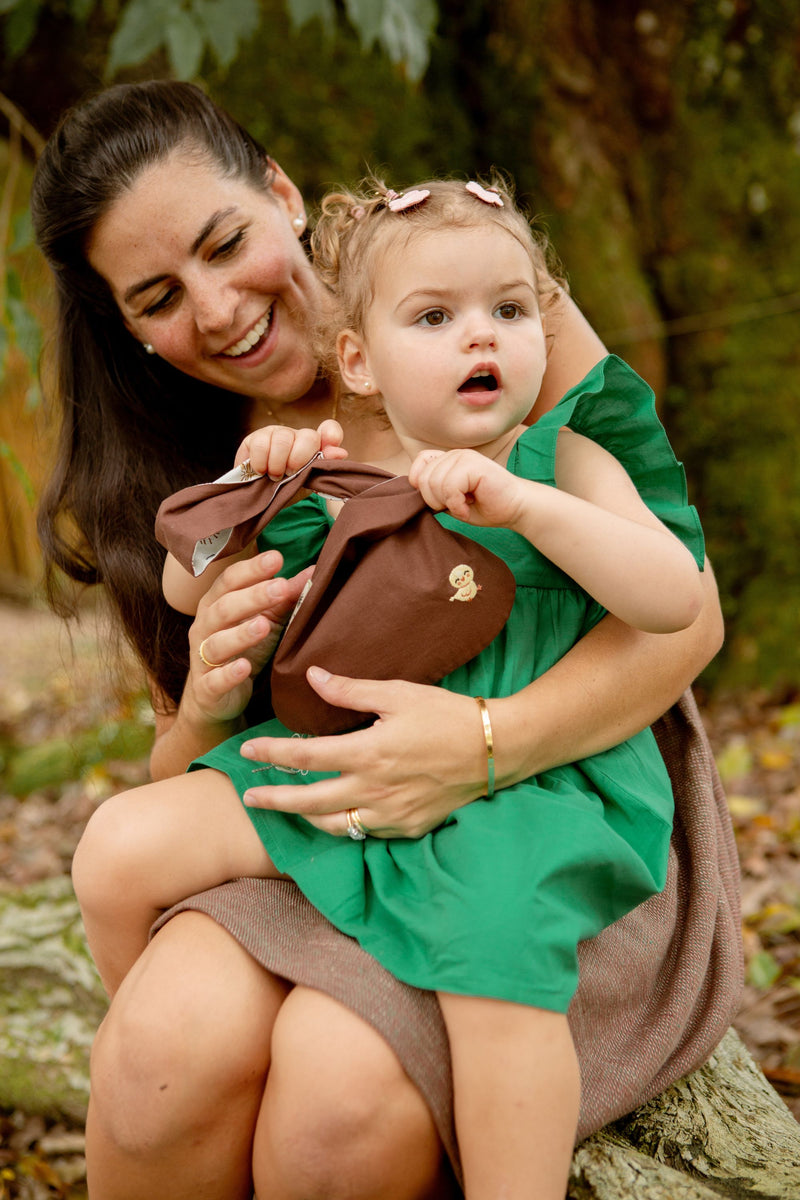 Little Emerald Organic Cotton Dress