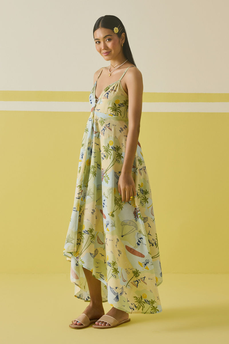 Summer Sea Lyocell Dress