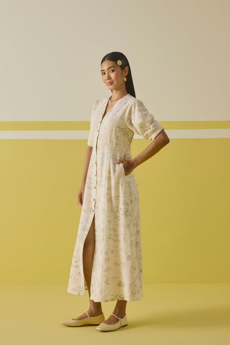 Sunshine Garden Kala Cotton Maxi Dress