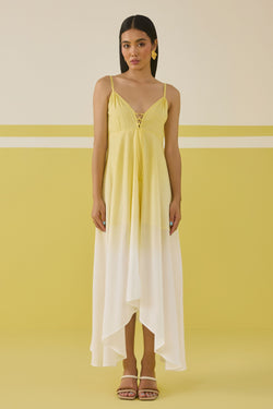 Sunshine Sea Lyocell Maxi Dress