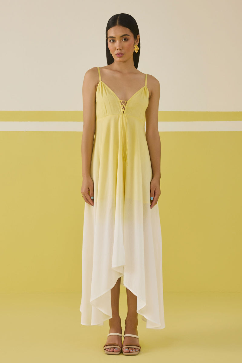 Sunshine Sea Lyocell Maxi Dress