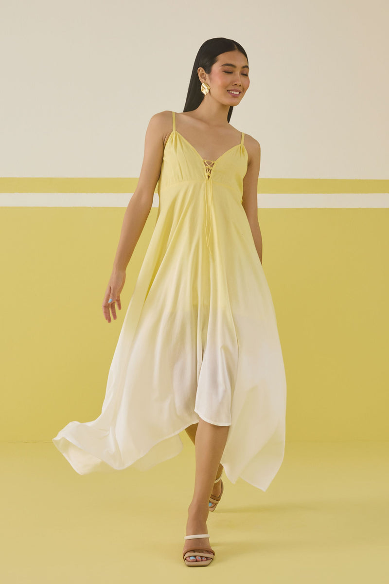 Sunshine Sea Lyocell Maxi Dress