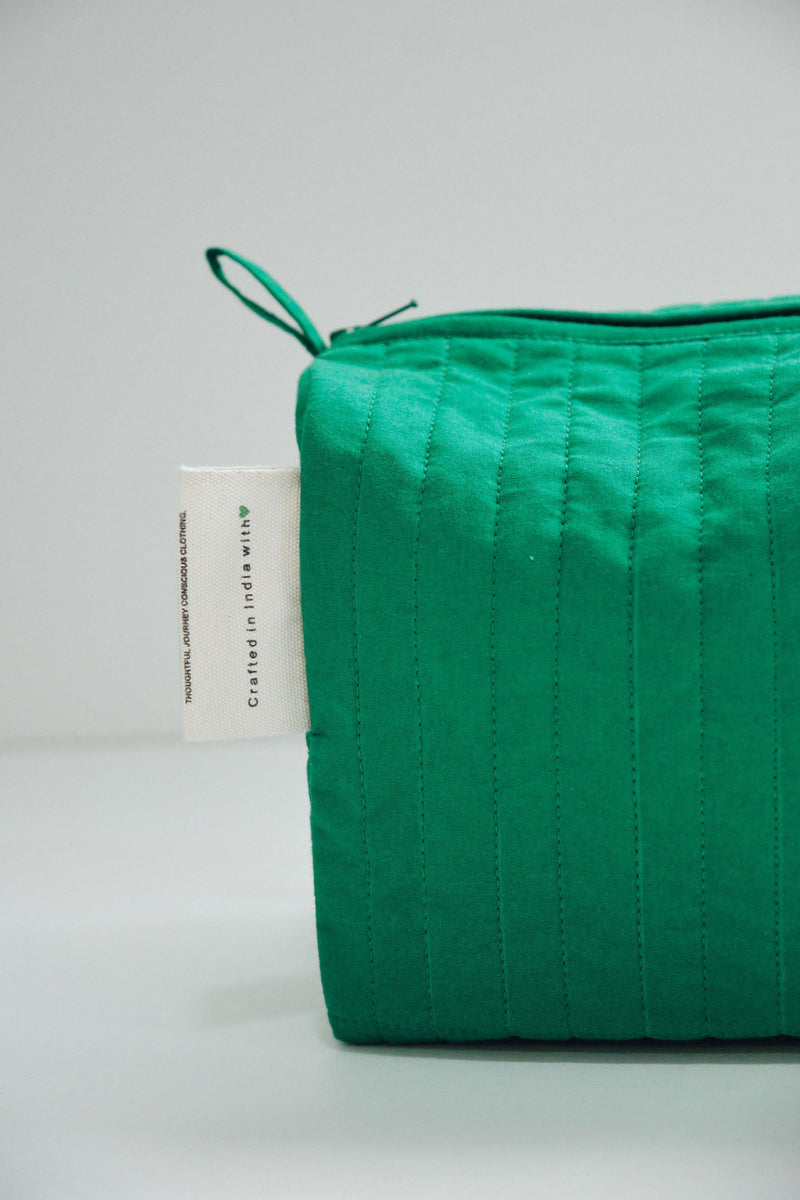 The Emerald Holiday Make Up Pouch