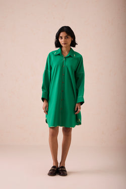 The Forest Everyday Classic Organic Cotton Shirt Dress