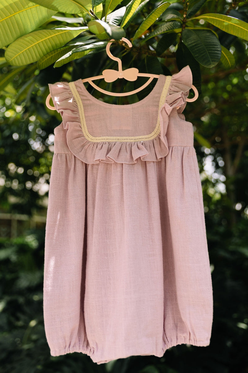 Mini Adventurers Handwoven Organic Cotton Romper