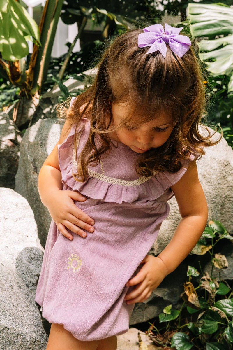 Mini Adventurers Handwoven Organic Cotton Romper